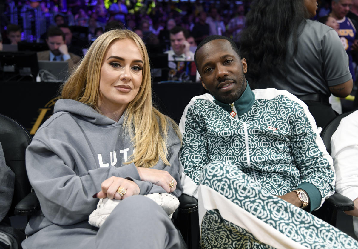 Adele and Rich Paul Enjoy a Courtside Date Night at Lakers Game in Los Angeles