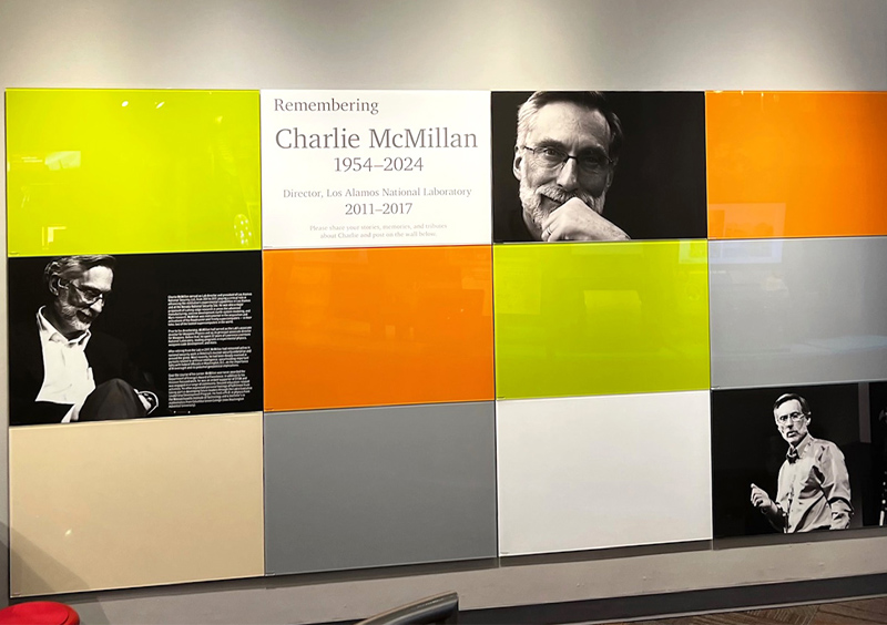 Bradbury Science Museum provides space for memories of Charlie McMillan - lanl.gov